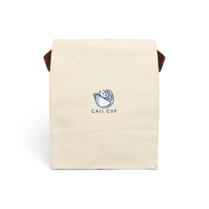 Canvas Lunch Bag With Strap