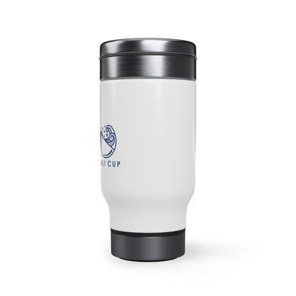 Stainless Steel Travel Mug with Handle, 14oz